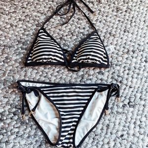 Juicy Couture Striped Bikini
